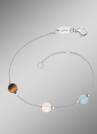 Engelsrufer Powerful Stone Armband mit 3 echten Edelsteinen
