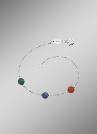 Engelsrufer Powerful Stone Armband mit 3 echten Edelsteinen