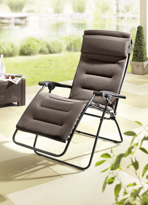 Gartenmöbel - «Lafuma Air Comfort» Relax-Liege, in Farbe TAUPE, in Ausführung Relax-Liege Ansicht 1