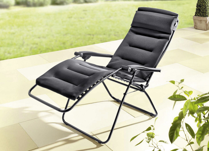 Gartenmöbel - «Lafuma Air Comfort» Relax-Liege, in Farbe ANTHRAZIT, in Ausführung Relax-Liege XL Ansicht 1