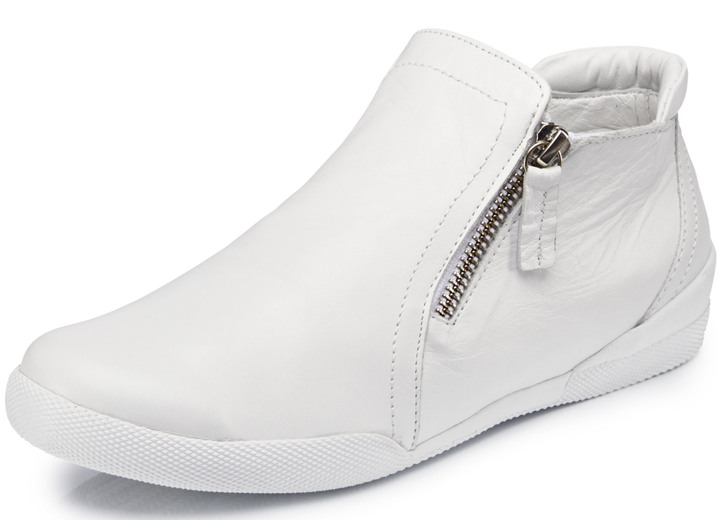 Stiefel & Stiefeletten - Andrea Conti, sportliche Damen-Boots, mit herausnehmbarem Fussbett, in Größe 036 bis 042, in Farbe WEISS Ansicht 1