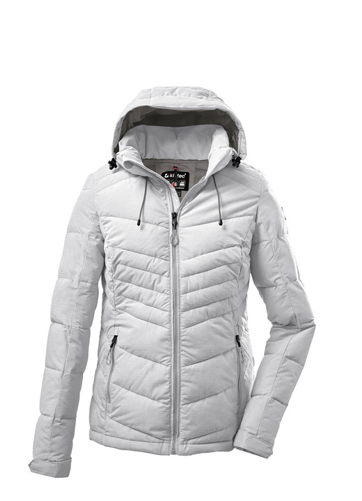 Jacken, Mäntel, Blazer - Trendige Damen-Funktionsjacke mit raffinierten Steppungen, in Größe 036 bis 050, in Farbe GRAU Ansicht 1