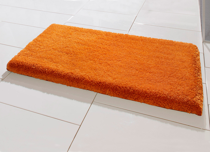 - Ultrasofte Table Tuft Badgarnitur  aus dem Hause Grund, in Größe 100 (Vorleger halbrund, 50/ 80 cm) bis 110 (Hänge-WC-Garnitur, 2-teilig), in Farbe TERRA