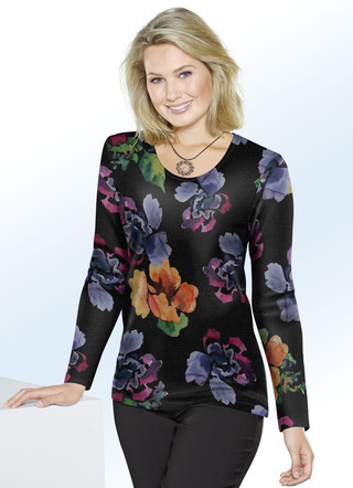 Pullover in Feinstrick