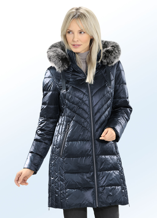 Jacken, Mäntel, Blazer - Kurzmantel mit Längssteppung Jacken, Mäntel, Blazer - Kurzmantel mit Längssteppung, in Größe 036 bis 052, in Farbe NAVY