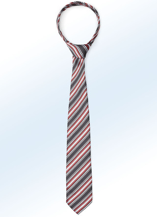 Gestreifte Krawatte in 5 Farben