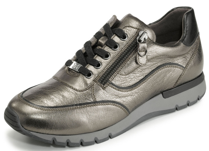 Komfortschuhe - Caprice Schnürschuh mit praktischem Seitenreissverschluss, in Größe 036 bis 042, in Farbe BRONZE Ansicht 1