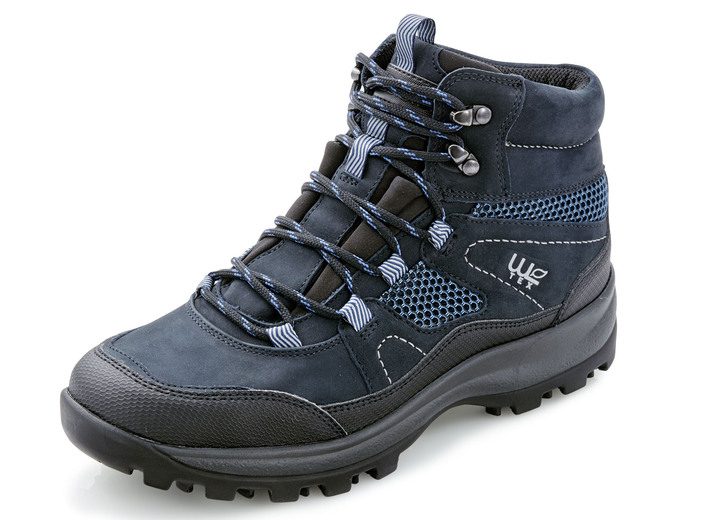 Komfortschuhe - Waldläufer Schnür-Stiefelette mit Klimamembrane, in Größe 4 1/2 bis 9, in Farbe BLAU Ansicht 1