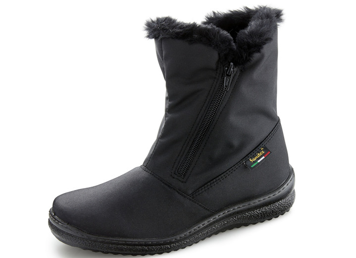 Stiefel & Stiefeletten - ELENA EDEN, atmungsaktive Damen-Stiefeletten, Winterschuhe, Weite G, mit Reissverschluss, in Größe 036 bis 042, in Farbe SCHWARZ Ansicht 1