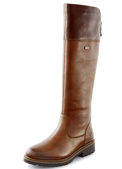 Komfortschuhe - Remonte, gefütterte Damen-Stiefel, Winterschuhe, Weite G, mit Reissverschluss, in Größe 036 bis 042, in Farbe MARONE-MOKKA Ansicht 1