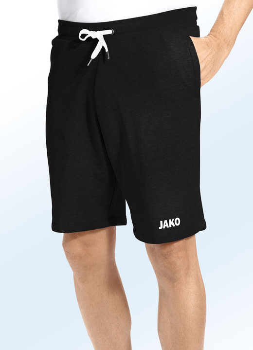 Sport- & Freizeitmode - «Jako»-Shorts in 3 Farben, in Größe 3XL (58/60) bis XXL (56), in Farbe SCHWARZ Ansicht 1