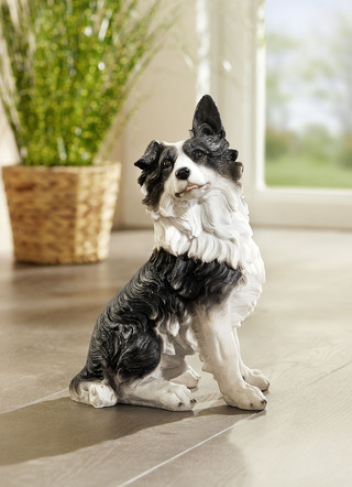 Border Collie aus Polyresin