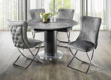 Trendige Esszimmer-Stühle, 2er-Set