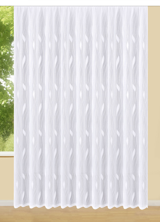 Klassisch - Vorhang mit Flammen-Muster, in Größe 140 (Stote 