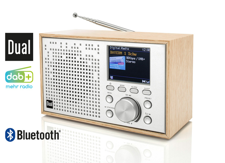 - Dual DCR-100 Digitalradio im Holzdesign, in Farbe HOLZFARBEN Ansicht 1