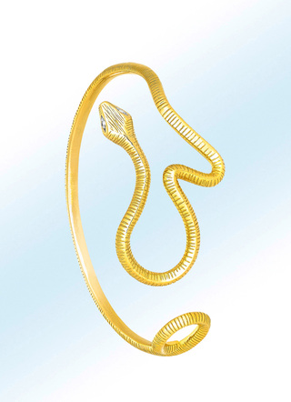 Silber Armreif mit Diamanten