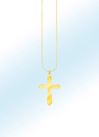 Klassische Kreuz-Halskette