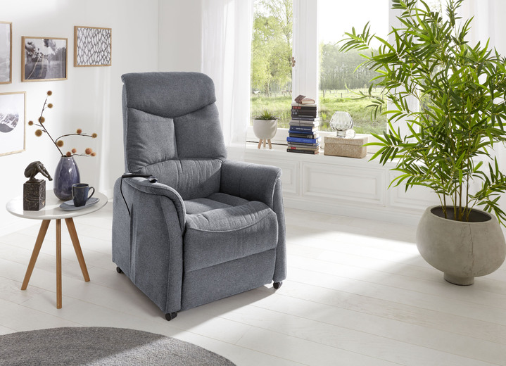 - TV-Sessel mit Motor und Aufstehhilfe, in Farbe DUNKELGRAU Ansicht 1