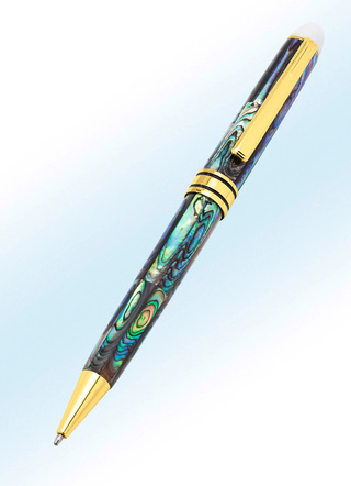 Kugelschreiber mit Abalone-Perlmutt
