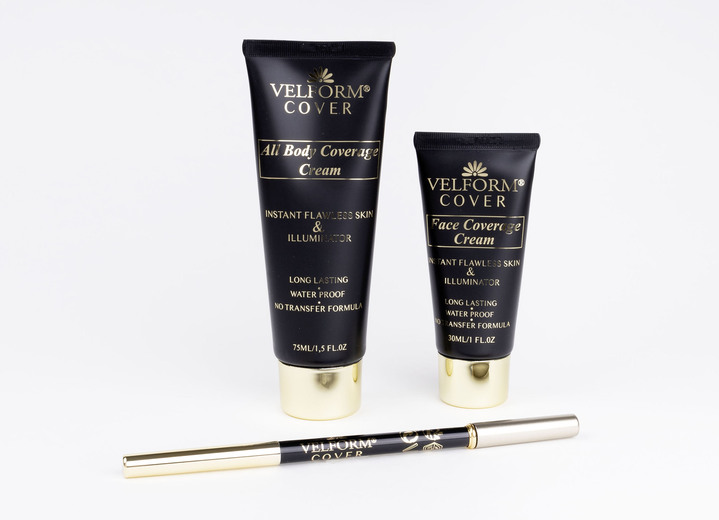 - Professionelle Make-up-Serie von Velform® Cover, in Farbe DUNKELBRAUN, in Ausführung Augenbrauenstift dunkelbraun Ansicht 1