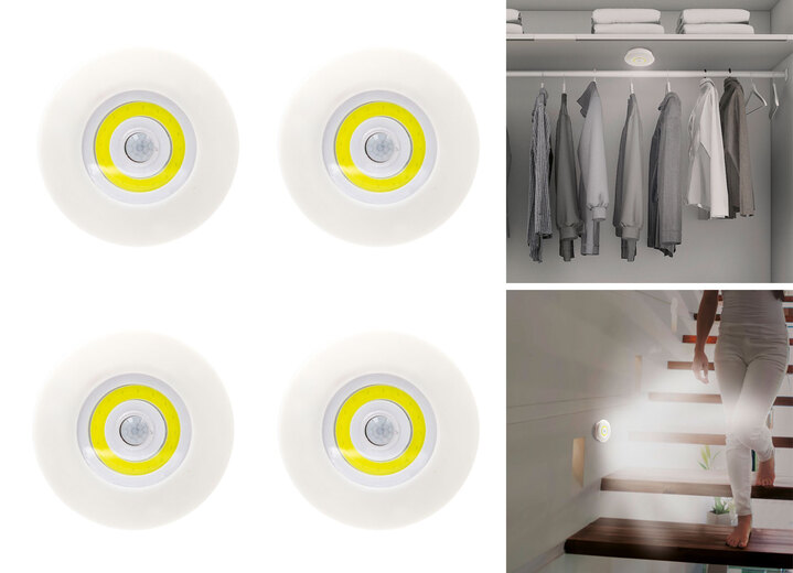 Sonstiges - Kabellose LED-Leuchte mit Bewegungssensor, in Farbe WEIß-GELB Ansicht 1