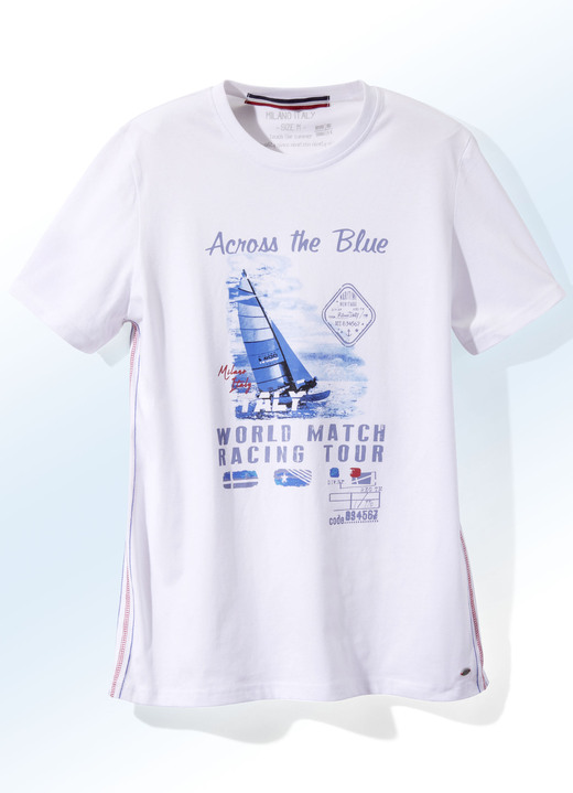 Hemden, Pullover & Shirts - Shirt von «Milano Italy» in 4 Farben Hemden, Pullover & Shirts - Shirt von «Milano Italy» in 4 Farben, in Größe 3XL (64/66) bis XXL (60/62), in Farbe WEISS
