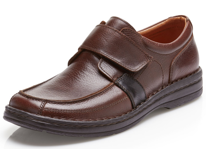 Slipper & Schnürschuhe - GINO GALANTE, klassische Herren-Slipper, mit herausnehmbarem Fussbett, in Größe 040 bis 047, in Farbe BURGUND Ansicht 1