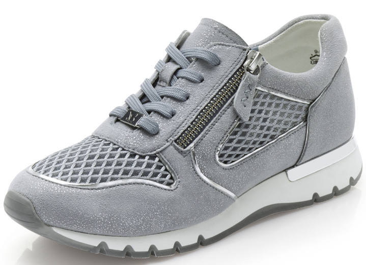Komfortschuhe - Caprice, bequeme Damen-Sneaker, Weite H, mit herausnehmbarem Fussbett, in Größe 036 bis 042, in Farbe JEANS Ansicht 1