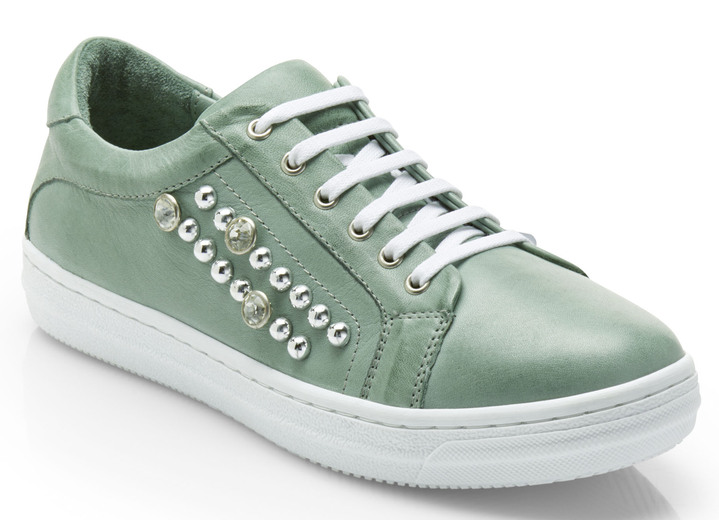 - Sneaker mit trendigen Ziernieten, in Größe 036 bis 042, in Farbe MINT Ansicht 1