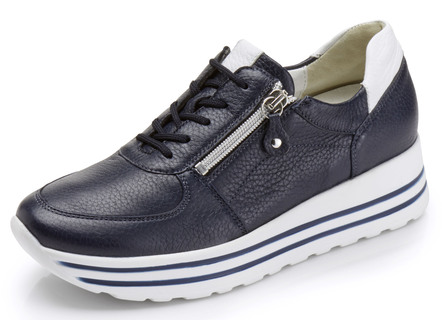 Waldläufer, bequeme Damen-Sneaker, Weite H, mit herausnehmbarem Fussbett