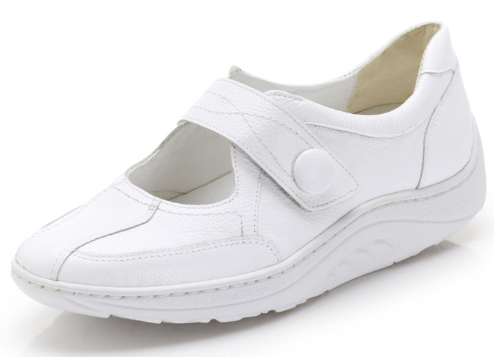 - Waldläufer Slipper mit Abrollfunktion, in Größe 4 bis 8 1/2, in Farbe WEISS Ansicht 1