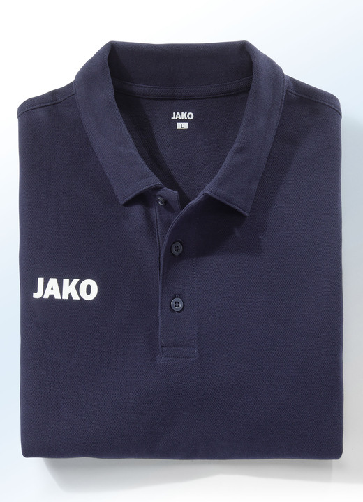 Sport- & Freizeitmode - Poloshirt von «Jako» in 5 Farben Sport- & Freizeitmode - Poloshirt von «Jako» in 5 Farben, in Größe 3XL (58/60) bis XXL (56), in Farbe MARINE