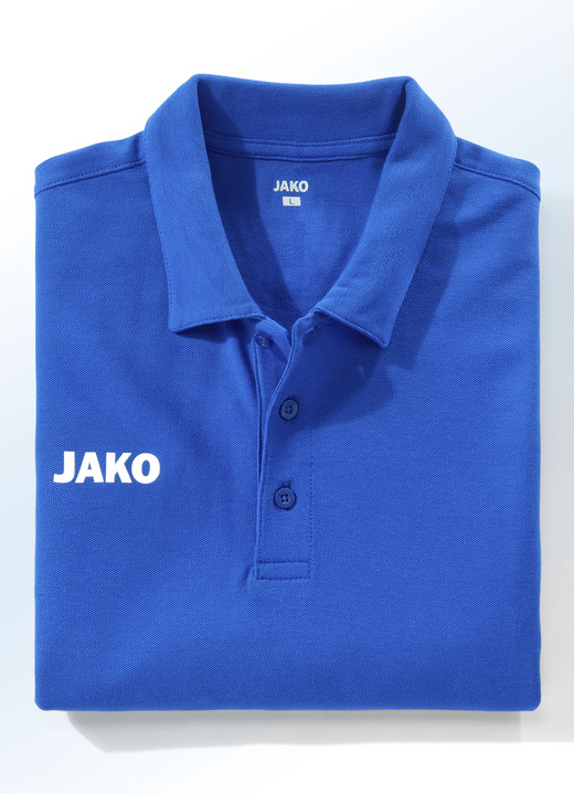 Sport- & Freizeitmode - Poloshirt von «Jako» in 5 Farben, in Größe 3XL (58/60) bis XXL (56), in Farbe ROYALBLAU Ansicht 1