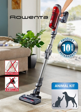 «Rowenta» RH9678 Akku-Handstaubsauger mit Mini-Turbo-Düse