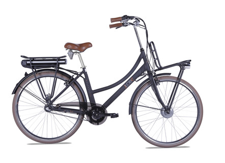 Llobe Damen-Akku-City-Bike mit Aluminiumrahmen