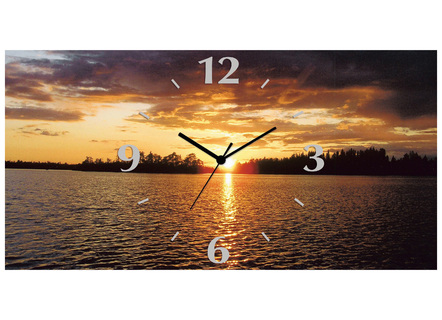 Wanduhr aus Aluminium vom Künstler: K. Breckheimer