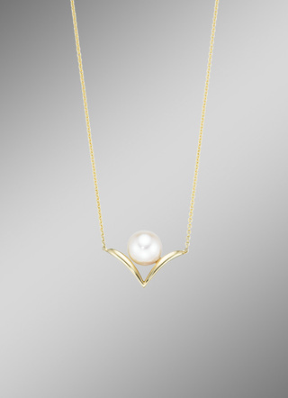 Ankerkette mit Akoya-Perle