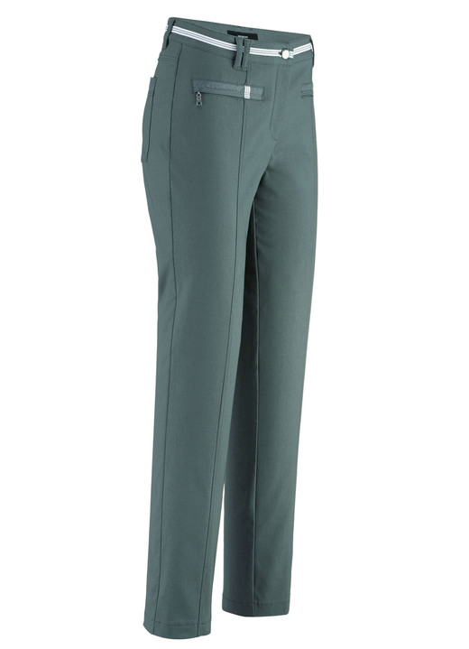 Damenmode - Hose mit sportivem Chic, in Größe 018 bis 052, in Farbe SALBEI Ansicht 1