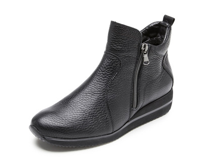 Waldläufer, bequeme Damen-Stiefeletten, Weite H, aus Hirschleder