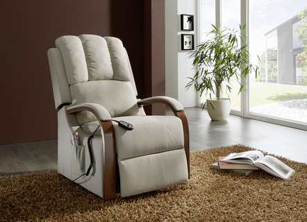 Relax-Sessel mit 2 Motoren und Aufstehhilfe