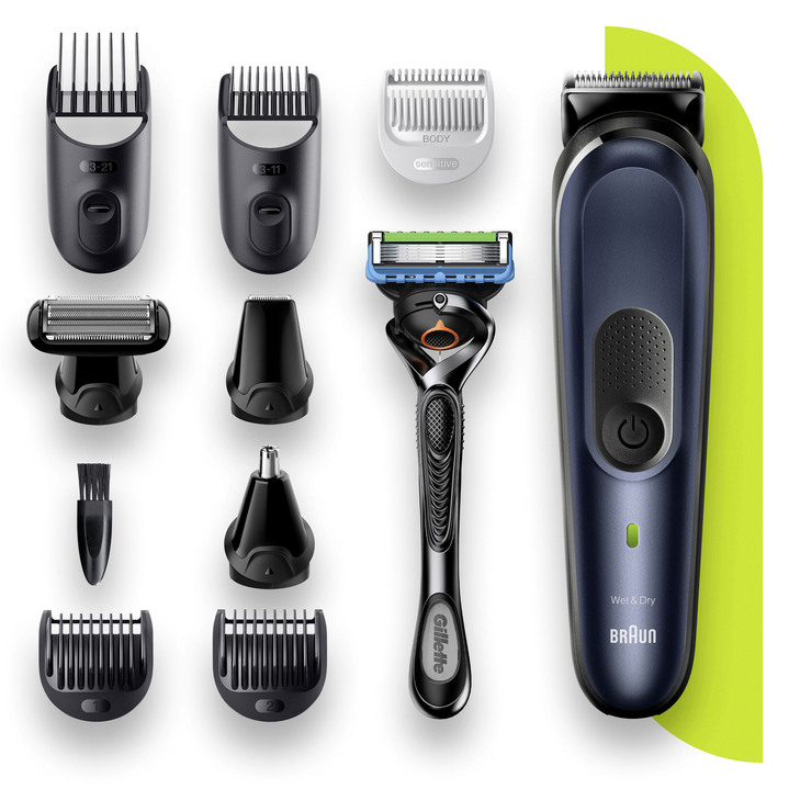 - Braun Multi-Grooming-Kit 7 MGK7330 für präzisere und schnellere Ergebnisse, in Farbe DUNKELBLAU