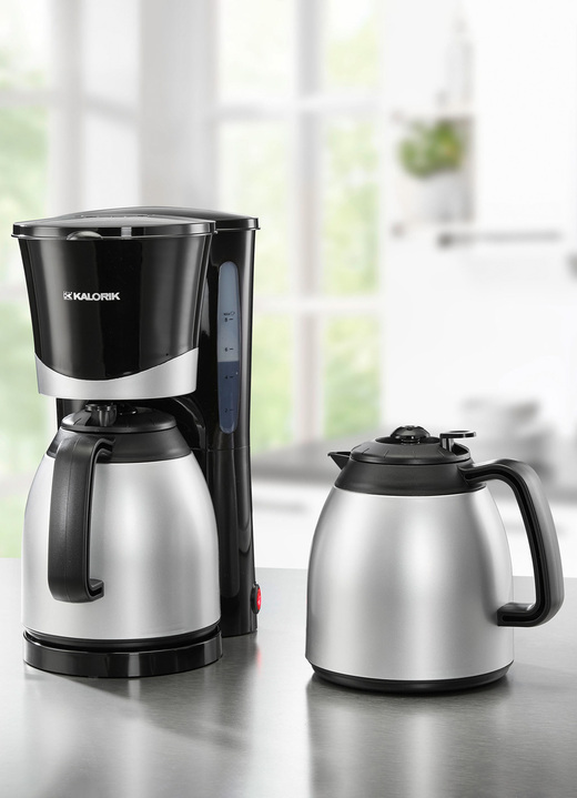 - Kaffeemaschine mit 2 Thermokannen von Efbe-Schott, in Farbe SILBER