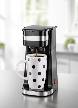 «coffeemaxx» Single-Kaffeemaschine mit Keramik- und Thermobecher