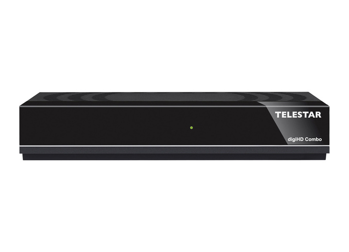- Telestar HD-Receiver, wahlweise für Kabel- oder Satellitenanschluss, in Farbe SCHWARZ, in Ausführung digiHD Combo mit Kabelanschluss Ansicht 1