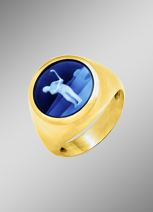 Ringe - Außergewöhlicher Herrenring, in Größe 180 bis 240, in Farbe  Ansicht 1