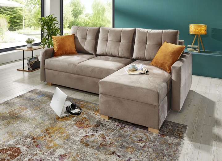 - Polsterecke mit Bettfunktion, in Farbe TAUPE Ansicht 1