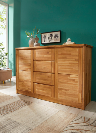 Sideboard aus Massivholz mit Softclose