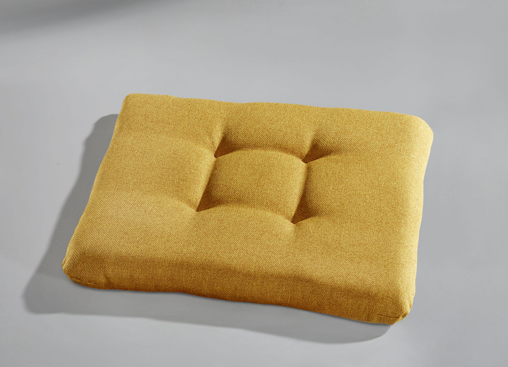 Kissen, Polster und Auflagen - Kombistarkes Sitzkissen, in Farbe GOLD Ansicht 1