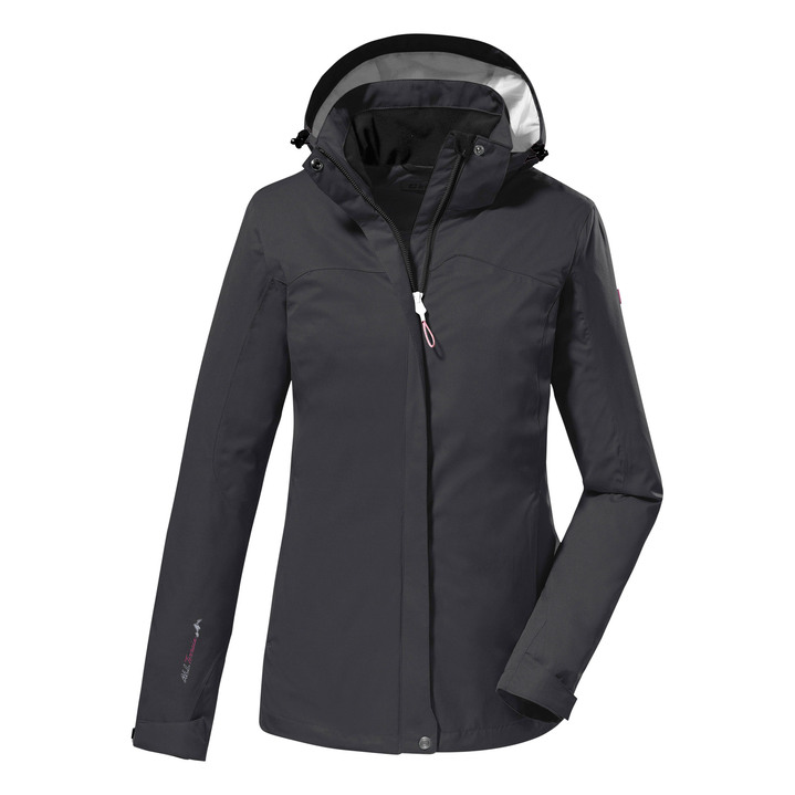 Jacken, Mäntel, Blazer - Wasser- und winddichte Damen-Funktionsjacke, in Größe 036 bis 054, in Farbe SCHWARZ Ansicht 1