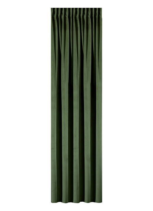 Klassisch - Energiespar-Verdunkelungsschal mit Multifunktionsband, in Größe 358 (H145xB140 cm) bis 456 (H245xB140 cm), in Farbe GRÜN Ansicht 1
